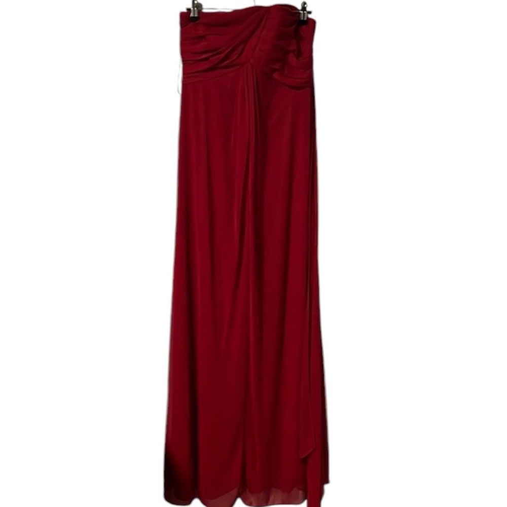 Chadwicks Dress Long Sleeveless Red Wedding Size 8